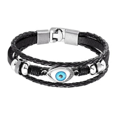 Multi-Layer Evil Eye Bracelet